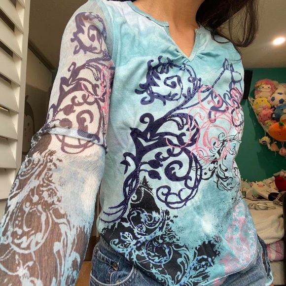 y2k graphic long sleeve - Picture 4 of 4